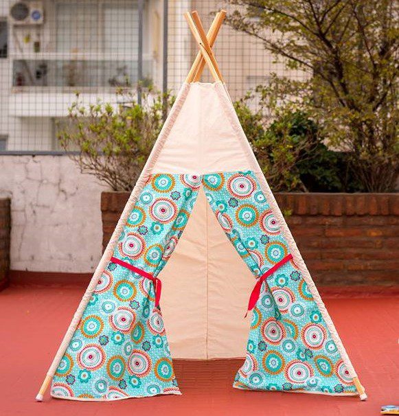 Carpita Infantil "Premium" PAPAI Grande Tela Brin Palos Barnizados - Imagen 5