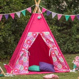 Carpita Infantil «Premium» PAPAI Grande Tela Brin Palos Barnizados