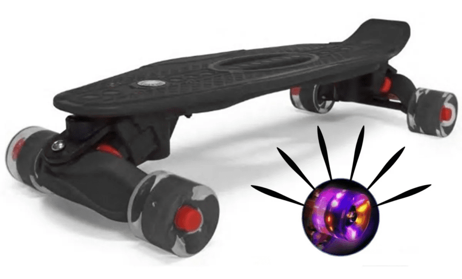 Patineta Skate Moolahh Vinyl Extreme Trucks con Luces 100 KG - Imagen 2