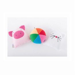 Sonajero x 3 AINÉ – CHANCHO PELOTA GATO