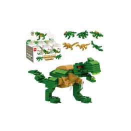 Bloques Dinosaurios Para Armar Colección Completa X6 + 1 Rex