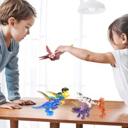 Dinosaurios Para Armar Articulados Colección Completa Set X8