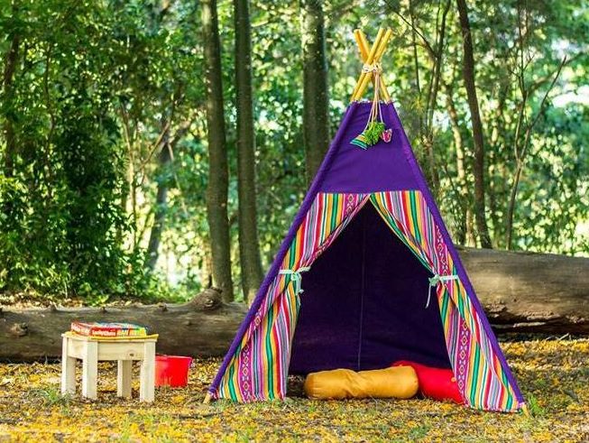 Carpita Infantil "Premium" PAPAI Grande Tela Brin Palos Barnizados - Imagen 3