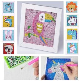 Kit de Arte y Manualidades – Cuadro Didáctico con Cristales Strass