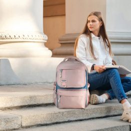 Mochila Kossok JULES Escolar Reforzada De Diseño