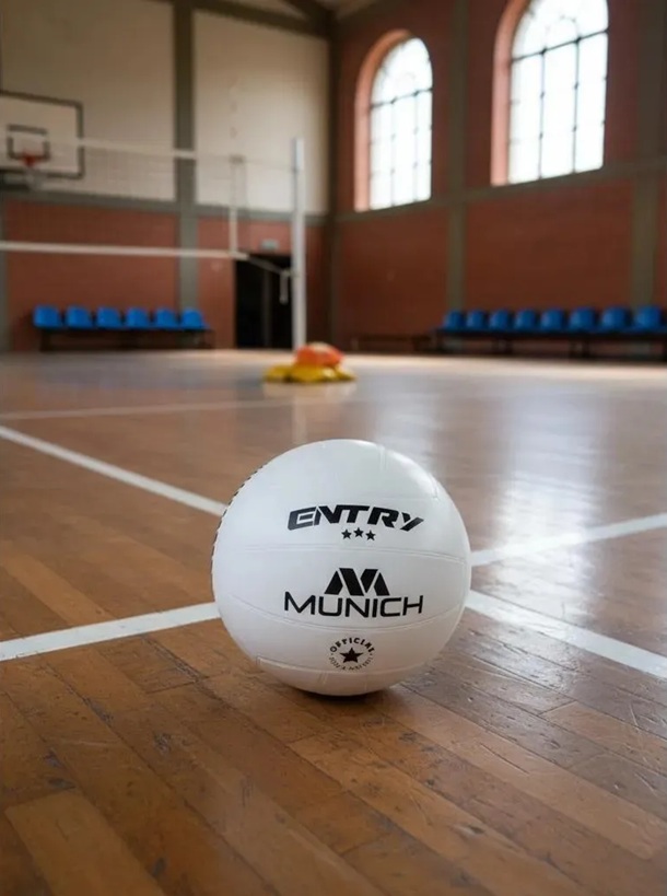 Pelota De Voley Munich ENTRY Goma Caucho Entrenamiento - Imagen 2